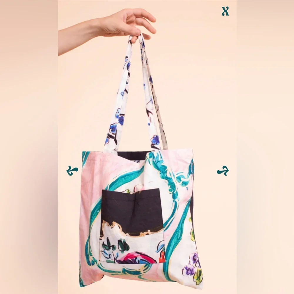 Samantha Pleet Sèvres Mixed Porcelain Tote Bag - New! - Picture 6 of 9